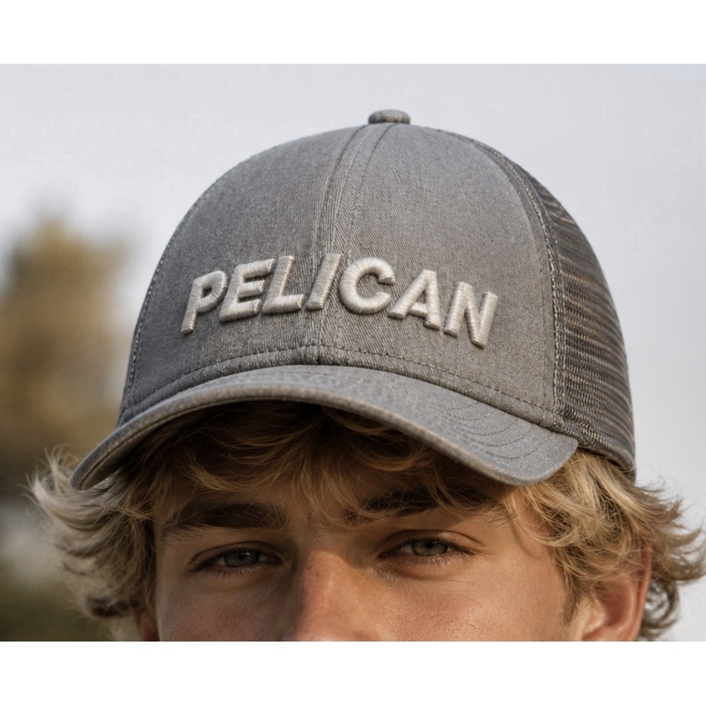 Pelican  Golf Course Gray Hat Cap Large Casual Outdoors